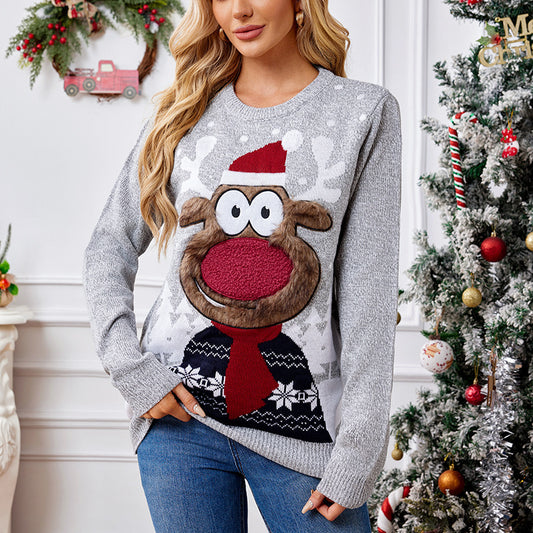 Silly Reindeer Christmas Sweater