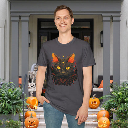 Creepy Black Cats 2 Adult T-shirt