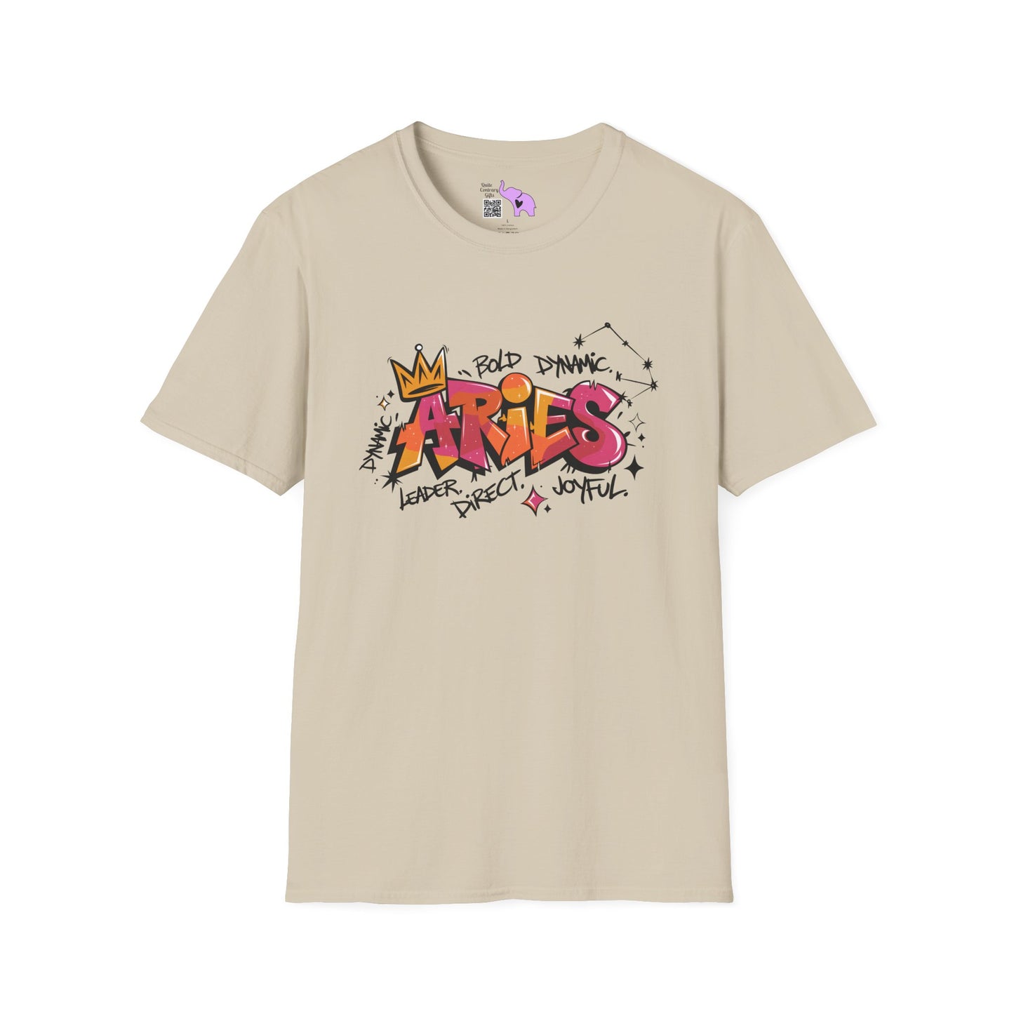 Aries Street Art Adult T-shirt