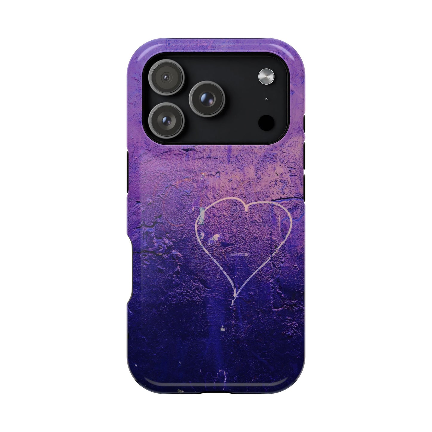 Purple Heart Wall MagSafe® Compatible Tough Case for iPhone