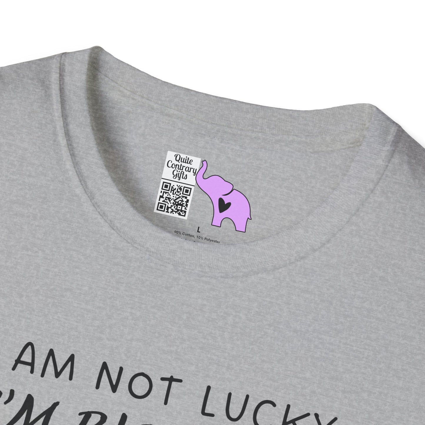 I'm Not Lucky I'm Blessed Adult T-shirt