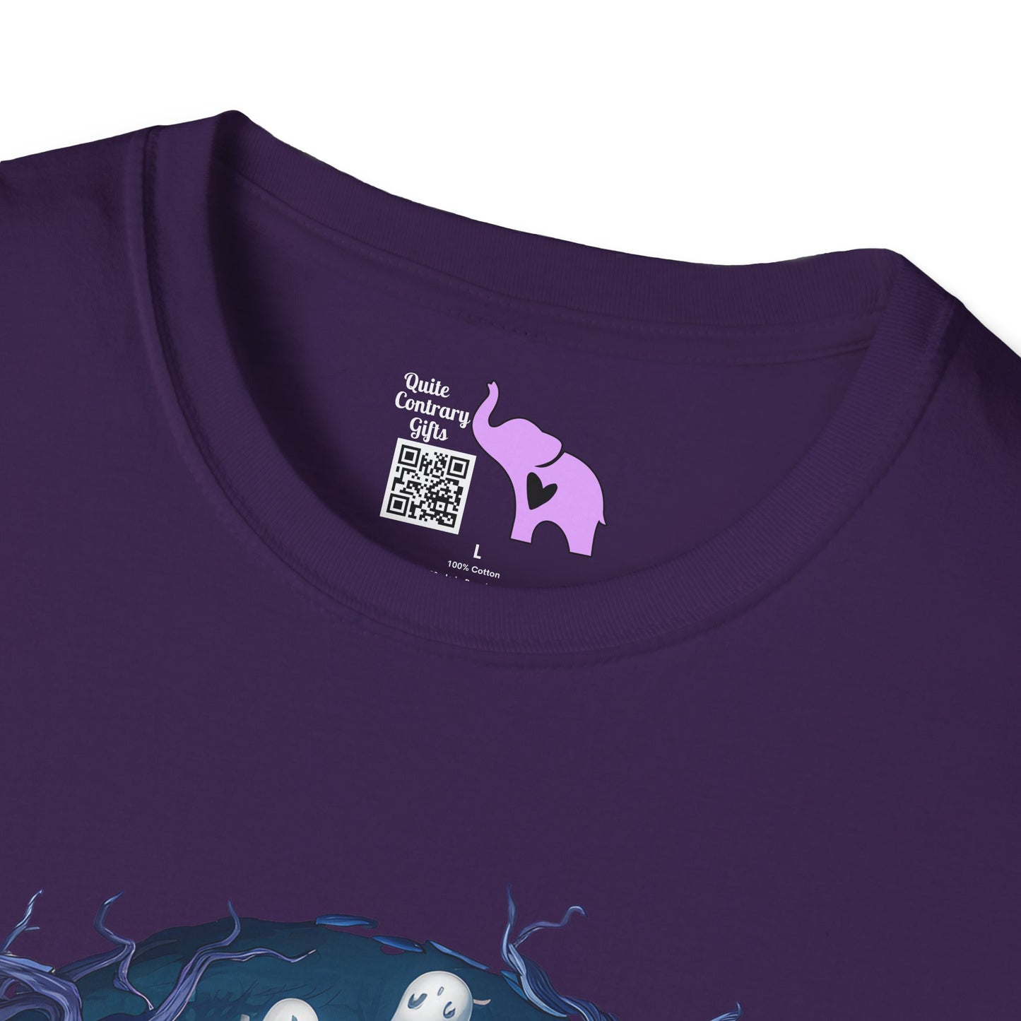 Halloween Stitch w/Ghosts and Witch Adult T-shirt