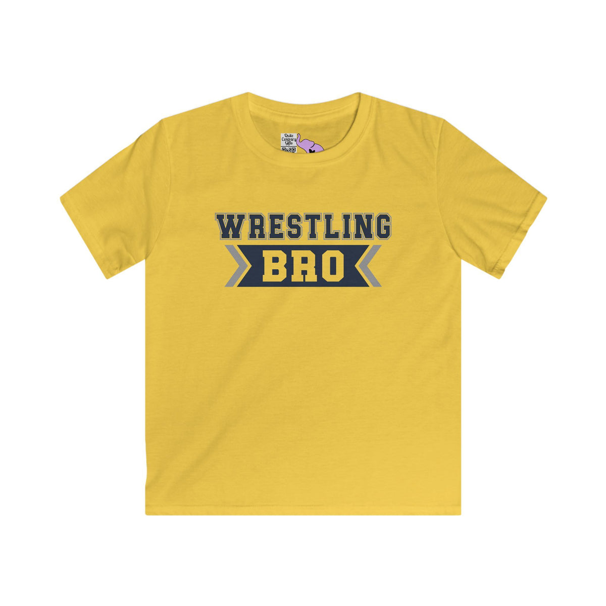 Wrestling Bro Youth Softstyle Tee