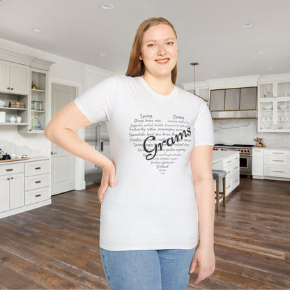 Grams Descriptive Words Adult T-shirt