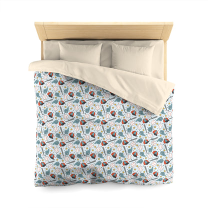 Home Run Heroes Microfiber Duvet Cover