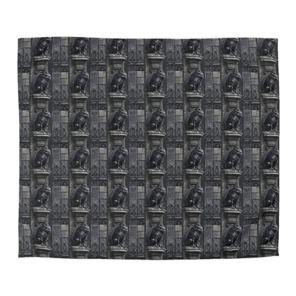 Gargoyle Vigil Microfiber Duvet Cover