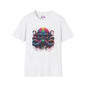 Colorful Skeleton Octopus Adult T-shirt