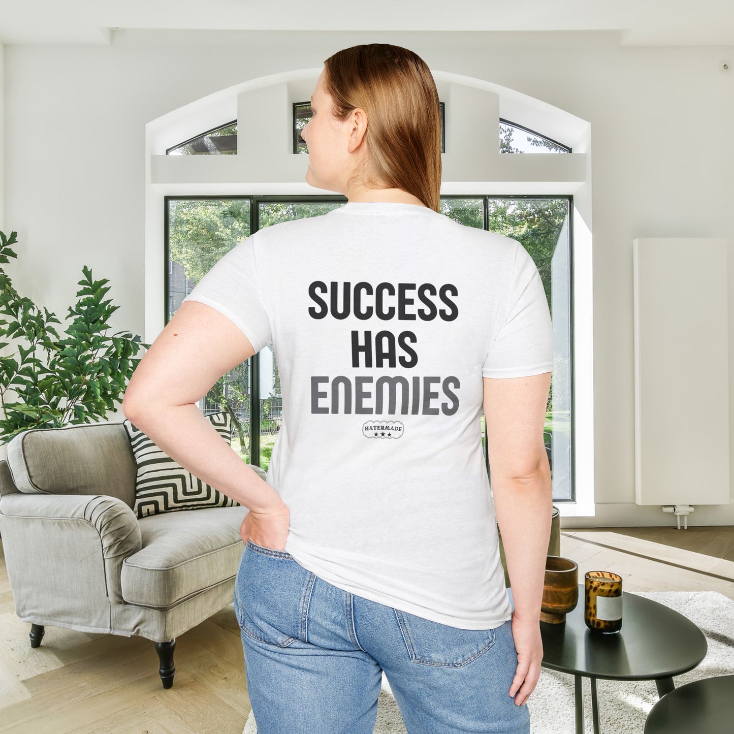 Hatermade Success Has Enemies Adult T-Shirt