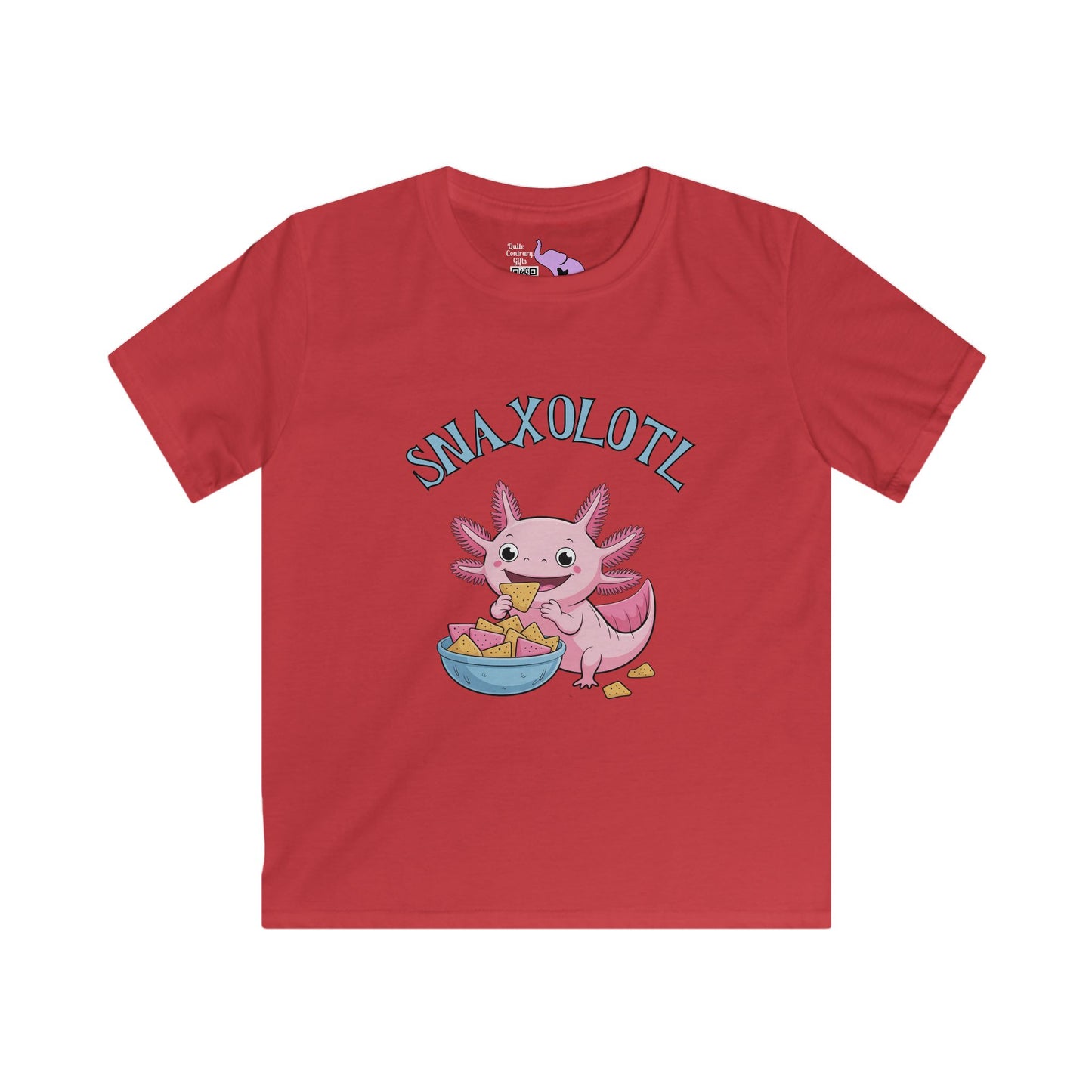 Snaxolotl Youth Softstyle Tee