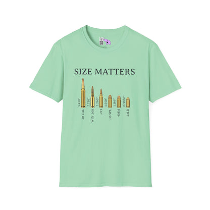 Size Matters (Ammo) Adult T-shirt
