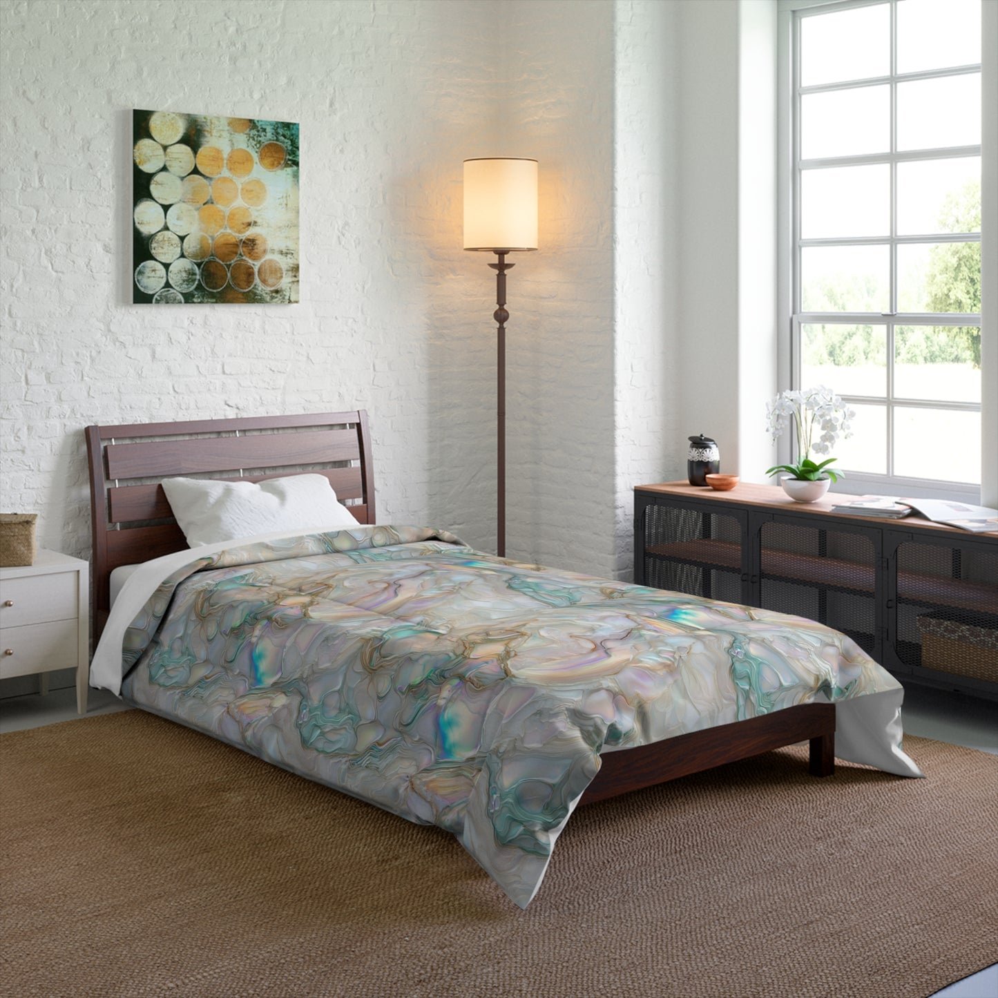 Green Opalescent Dreams Comforter