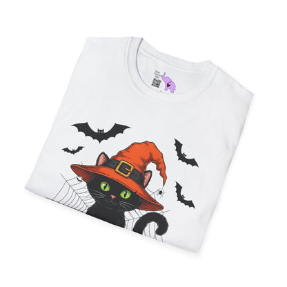 Spooky Mama (Black Catl) Adult T-shirt