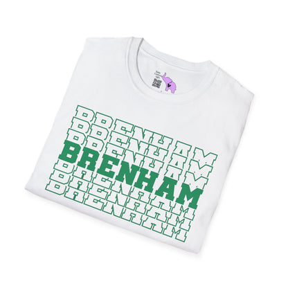 Brenham (Stacked) Adult T-shirt