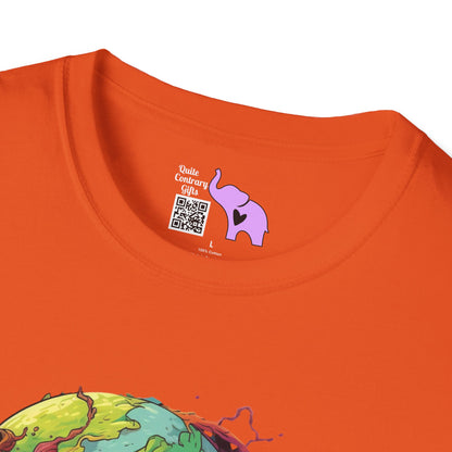 Surreal Skullscape Adult T-shirt