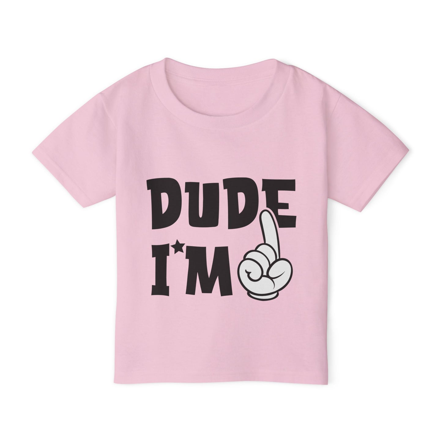 Dude I'm 1 Heavy Cotton™ Toddler T-shirt