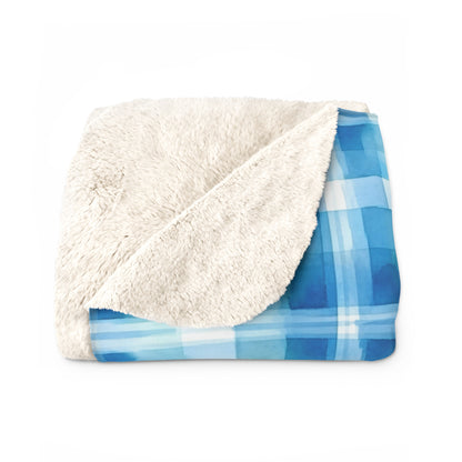 Ocean Sunset Plaid Duvet Bedding Set