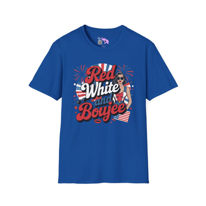 Red, White, and Boujee Adult T-shirt