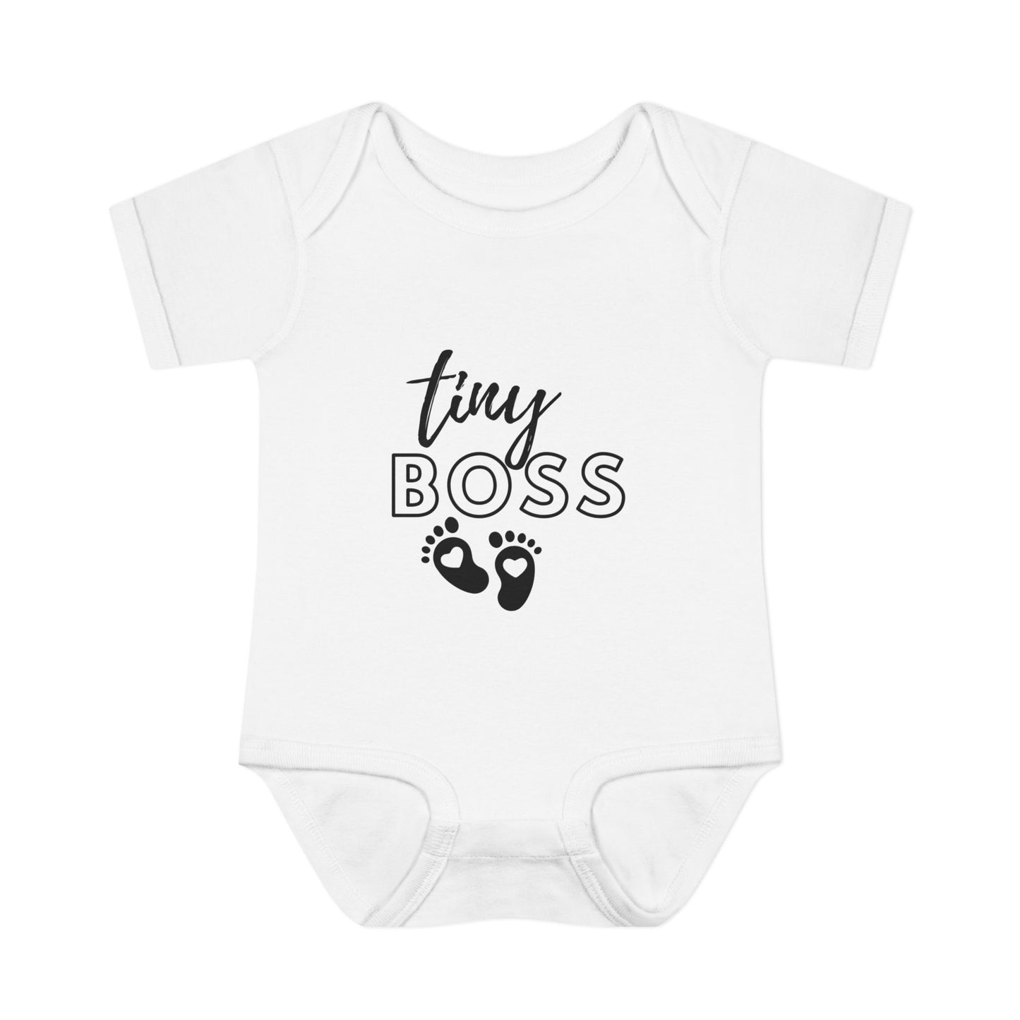 Tiny Boss Infant Baby Rib Bodysuit