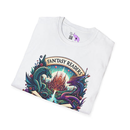 Fantasy Readers Book Club (Dragons) Adult T-shirt