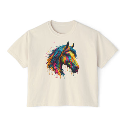 Colorful Horse Women's Boxy Tee