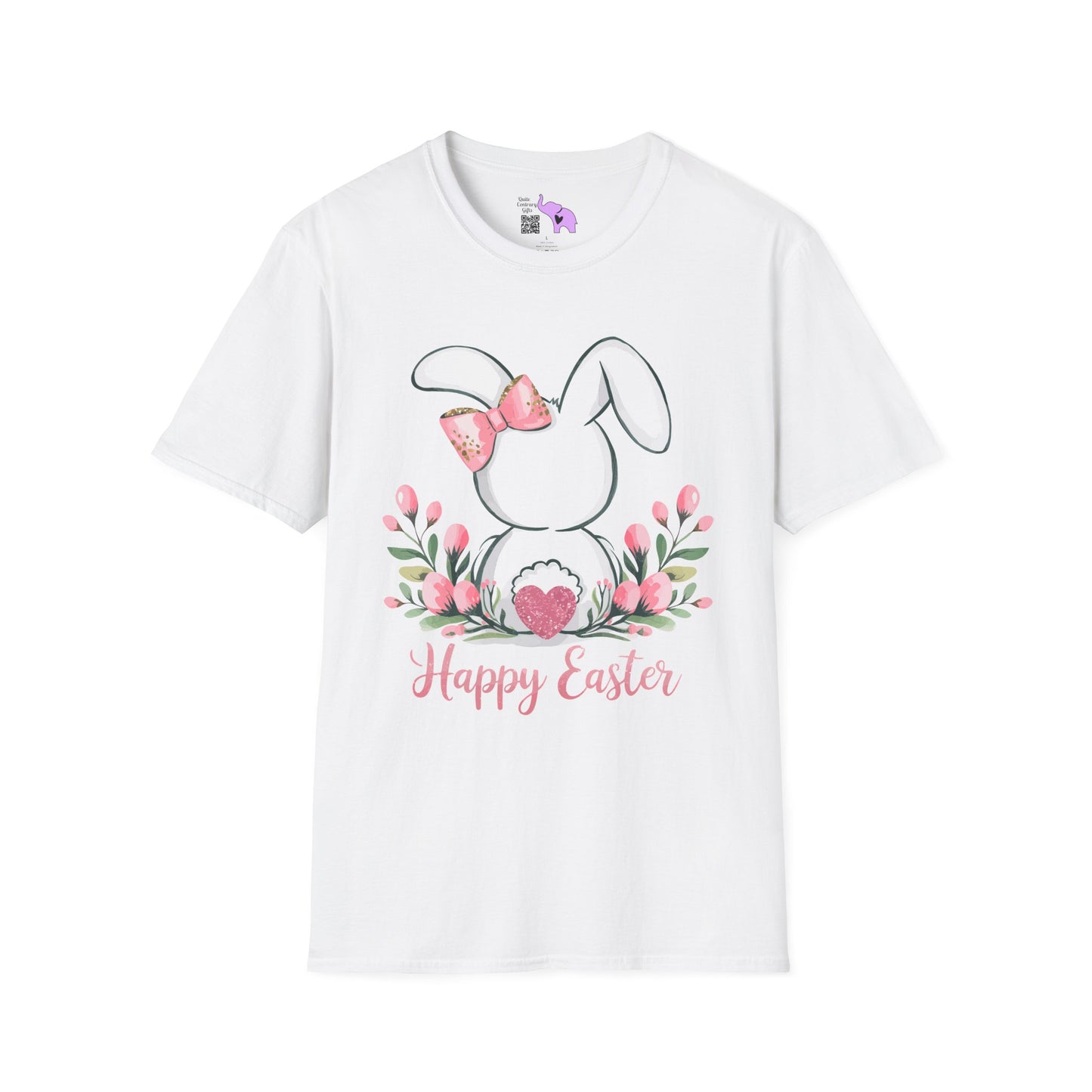 Happy Easter (Bunny Tail) Adult T-shirt