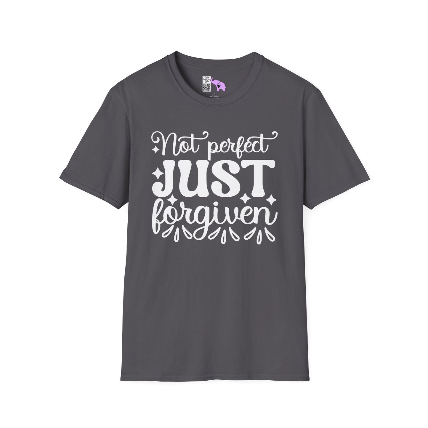 Not Perfect Just Forgiven Adult T-shirt