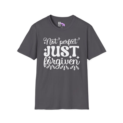 Not Perfect Just Forgiven Adult T-shirt