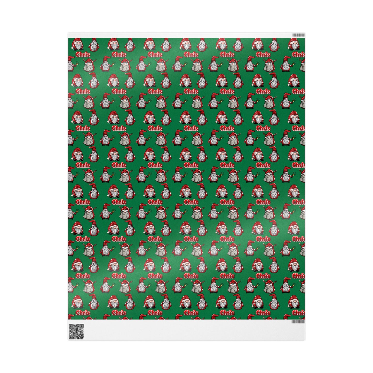Santa Gnomes Custom Wrapping Paper (Chris)