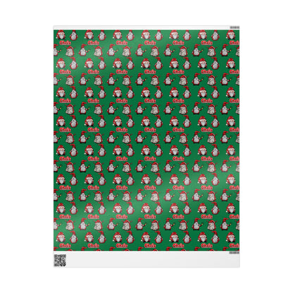Santa Gnomes Custom Wrapping Paper (Chris)