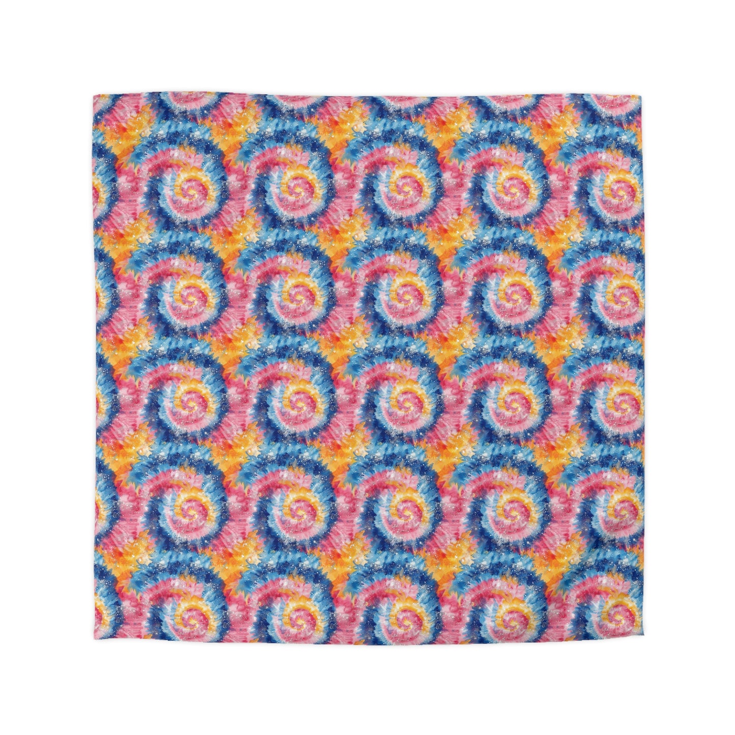 Retro Vortex Microfiber Duvet Cover