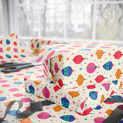 Ornament Parade Wrapping Paper
