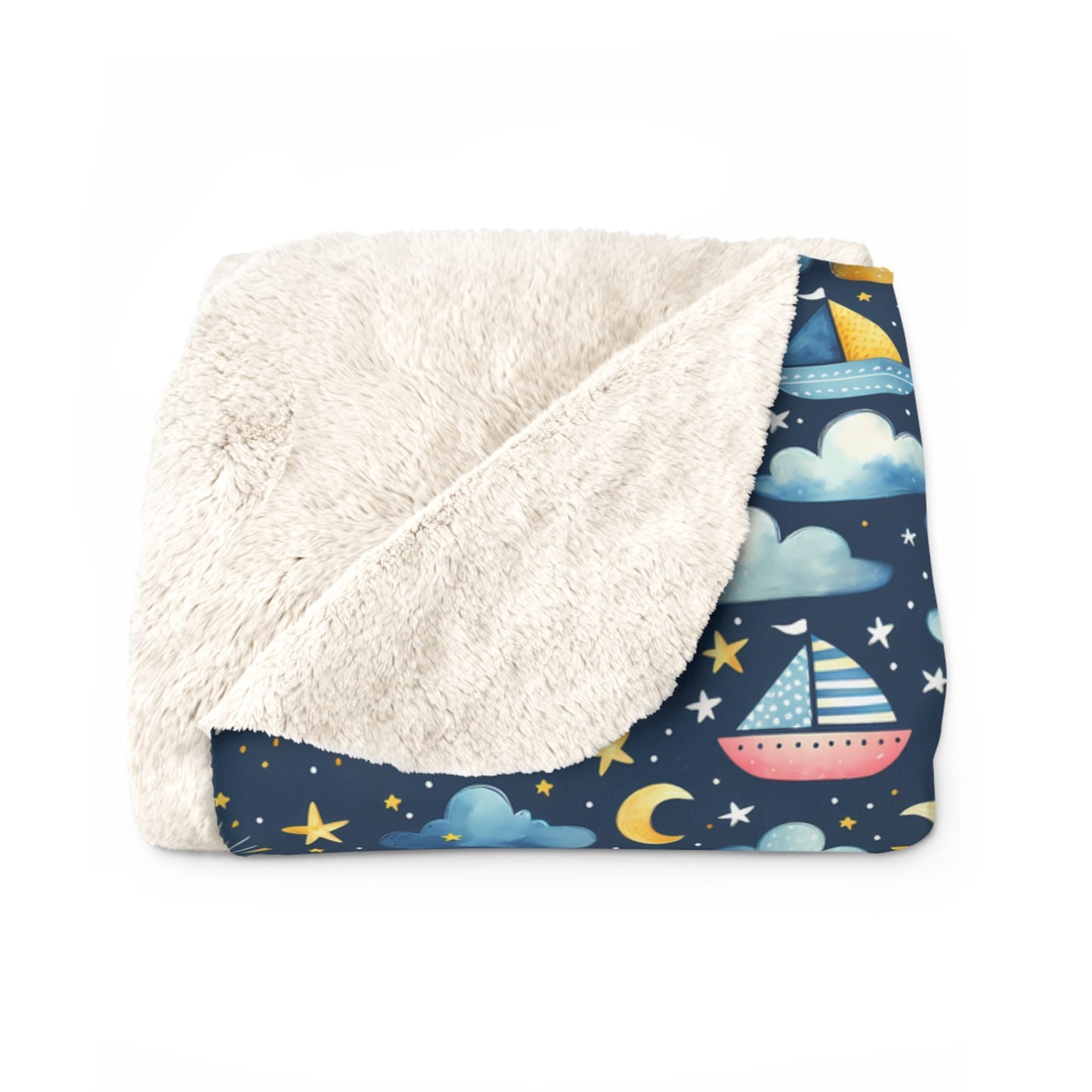 Night Sail Dreams Fleece Blanket
