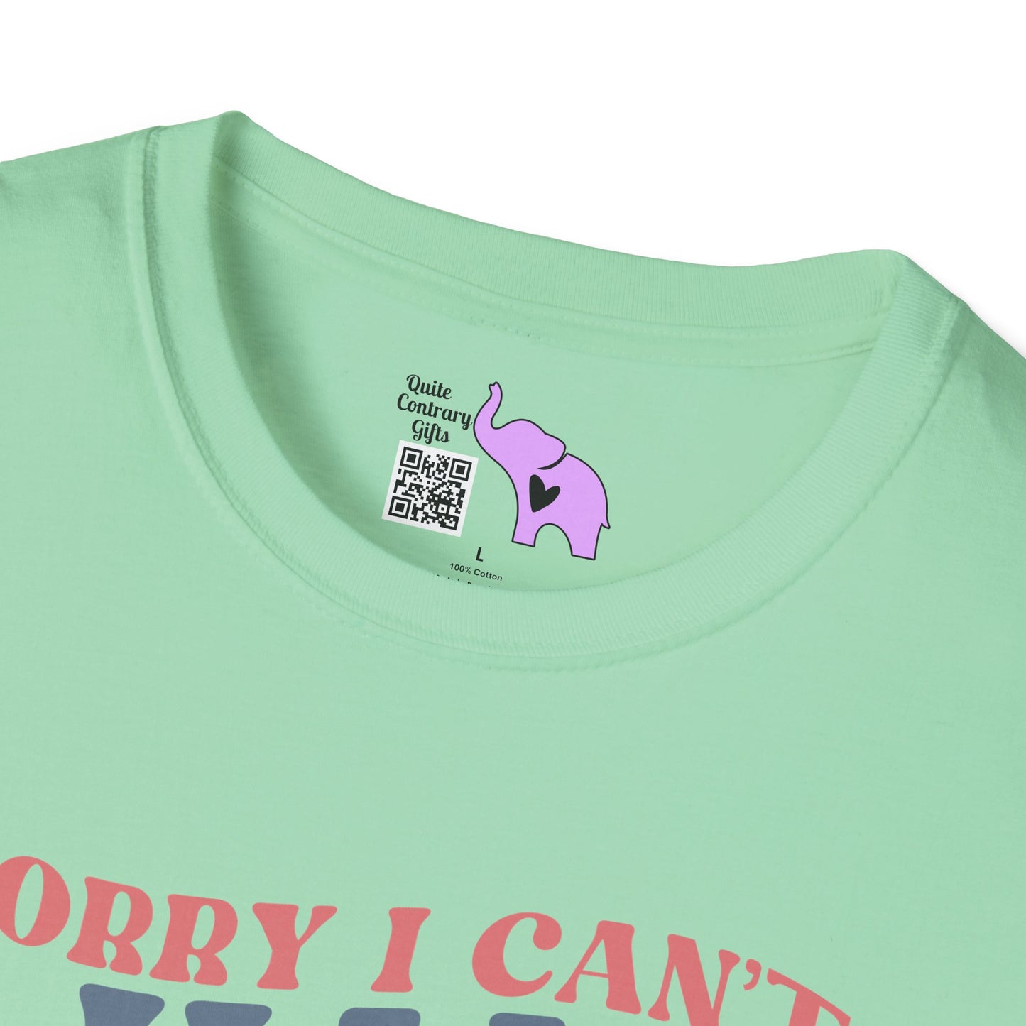 Sorry I Can't I Have Plans With My Dog Adult T-shirt