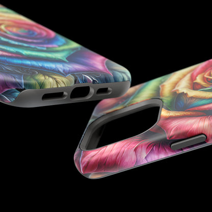 Colorful Rose MagSafe® Compatible Tough Case for iPhone