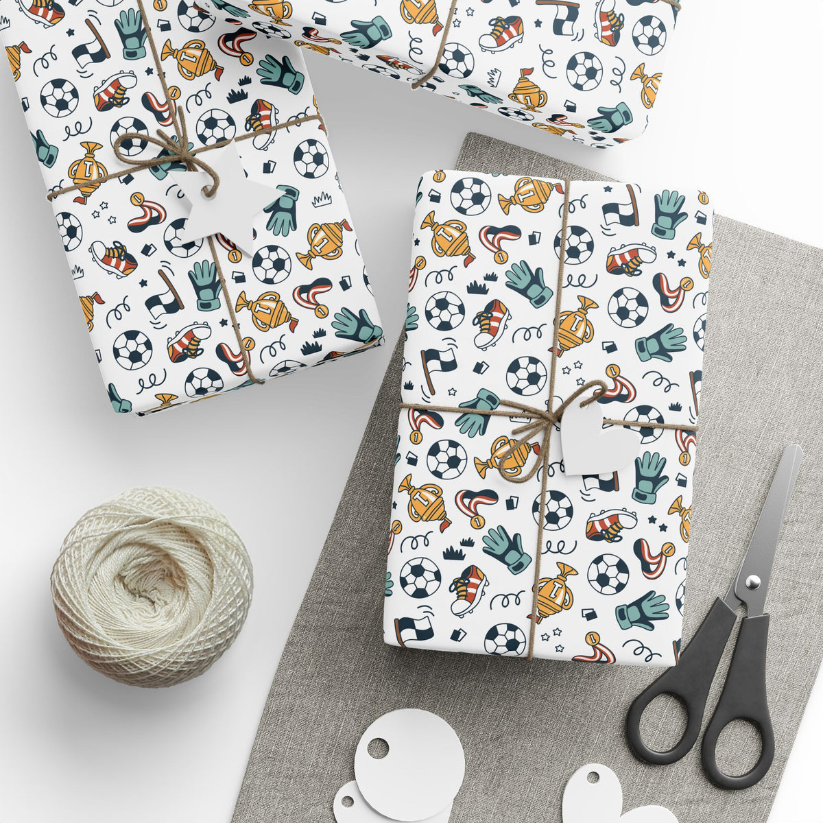 Little Soccer Legends Wrapping Paper