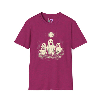 Creepy Ghost Trio Adult T-shirt