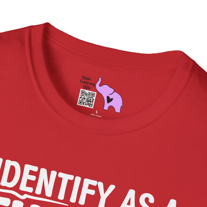 I Identify As A Threat; My Prounouns Are Try/Me Adult T-shirt