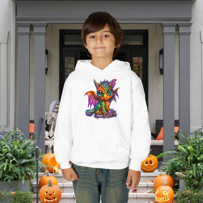 Colorful Baby Dragon Youth Hoodie