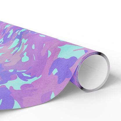 Lavender Mist Camo Wrapping Paper