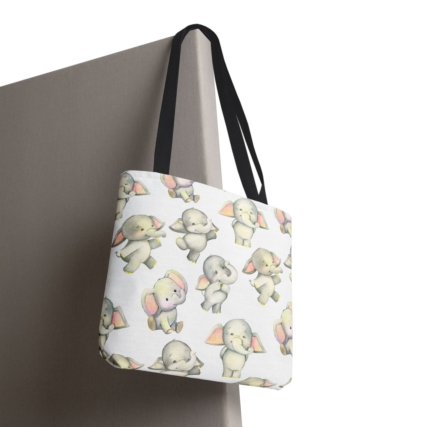 Dancing Elephants Canvas Tote Bag