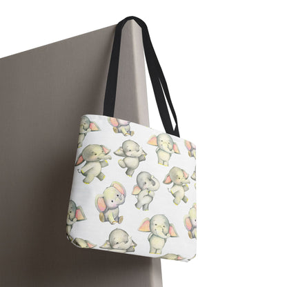 Dancing Elephants Canvas Tote Bag