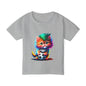 Cute Colorful Kitten w/Soccer Ball Heavy Cotton™ Toddler T-shirt