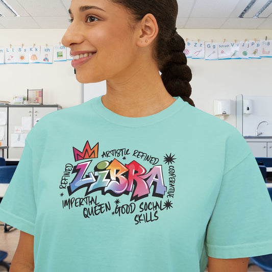 Libra Street Art Women's Boxy Tee