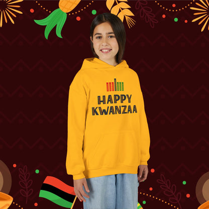 Happy Kwanzaa (Kinara) Youth Hoodie