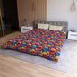 Happy Little Monsters Microfiber Duvet Cover