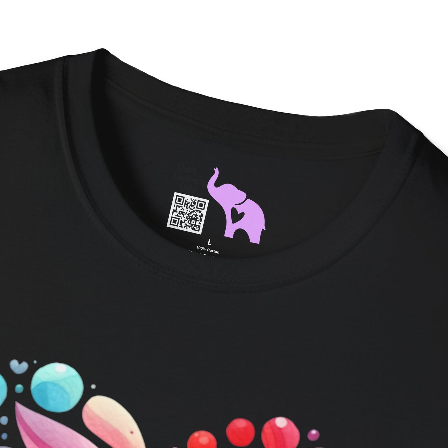 Color Pop Heart Adult T-shirt