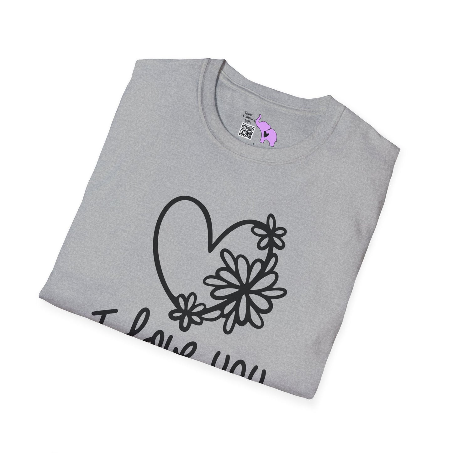 I Love You To The Beach Adult T-shirt