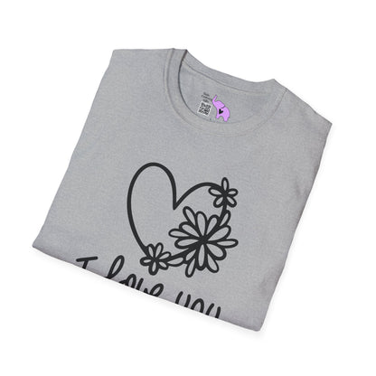 I Love You To The Beach Adult T-shirt