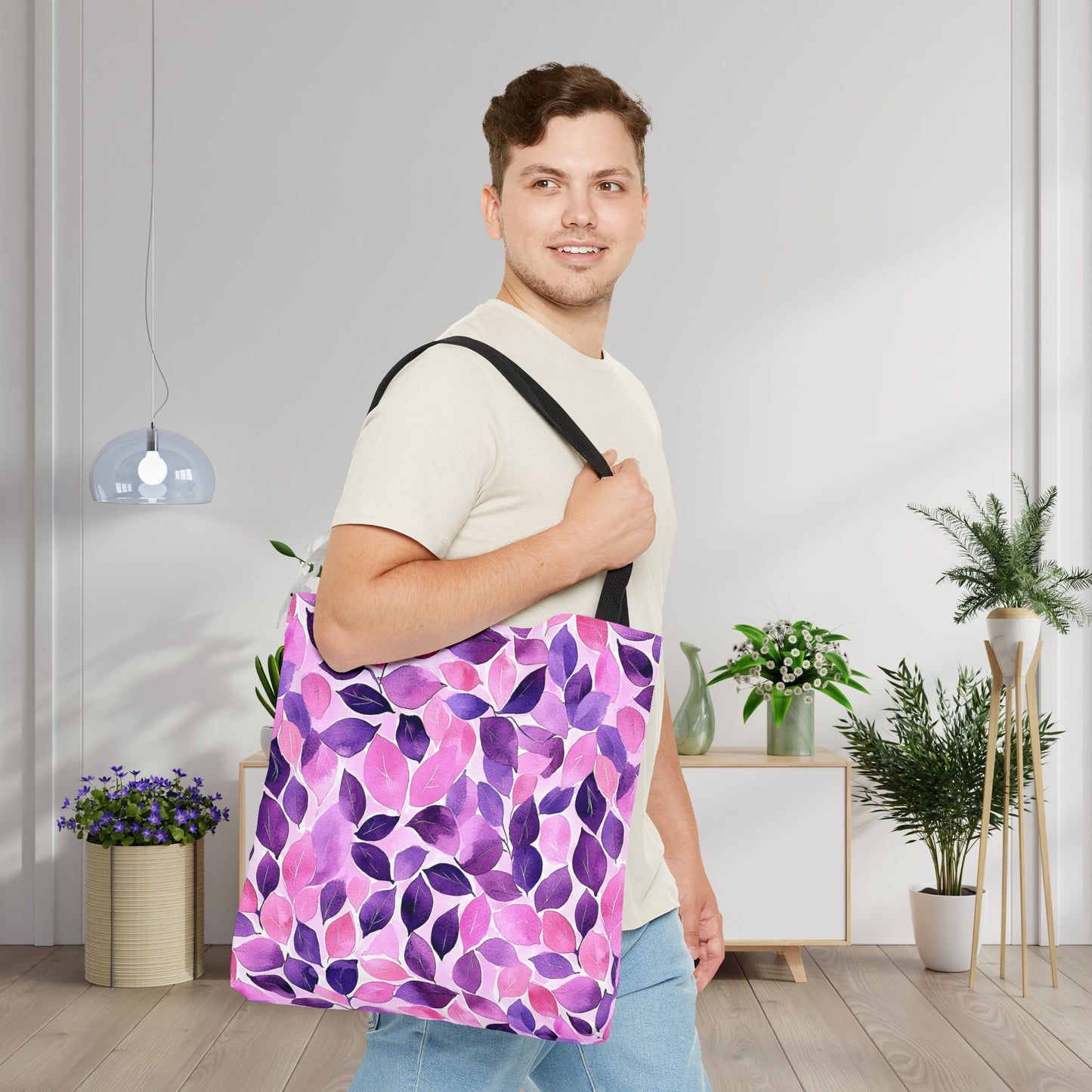 Lilac Serenade Canvas Tote Bag