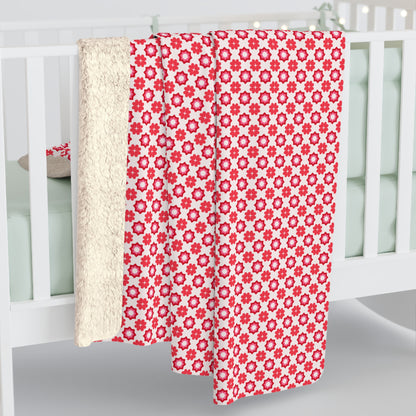 Scarlet Star Garden Fleece Blanket